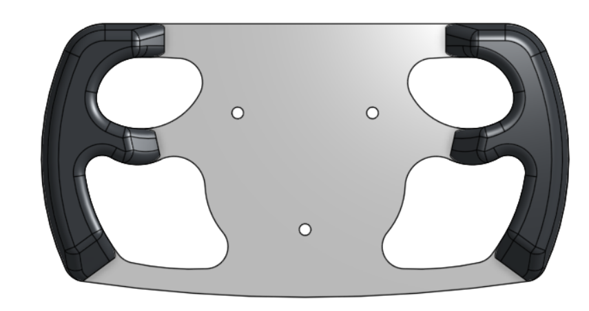 V1 / Baseline steering wheel front CAD
